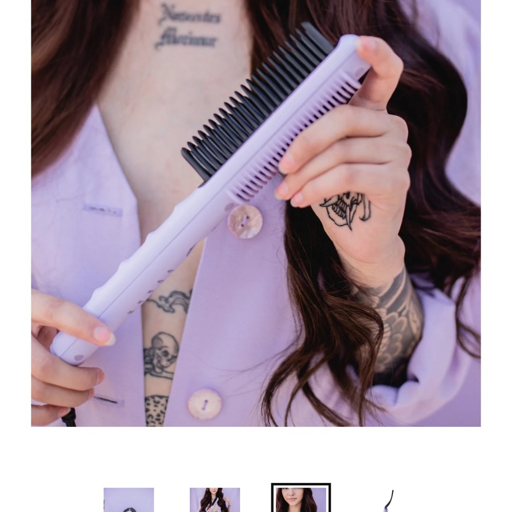 DNA HAIR TOOLS Electric Heated Straightening Brush